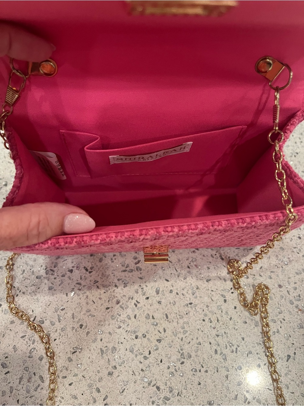 NWOT Shiraleah Chicago Pink Purse - Picture 4 of 8